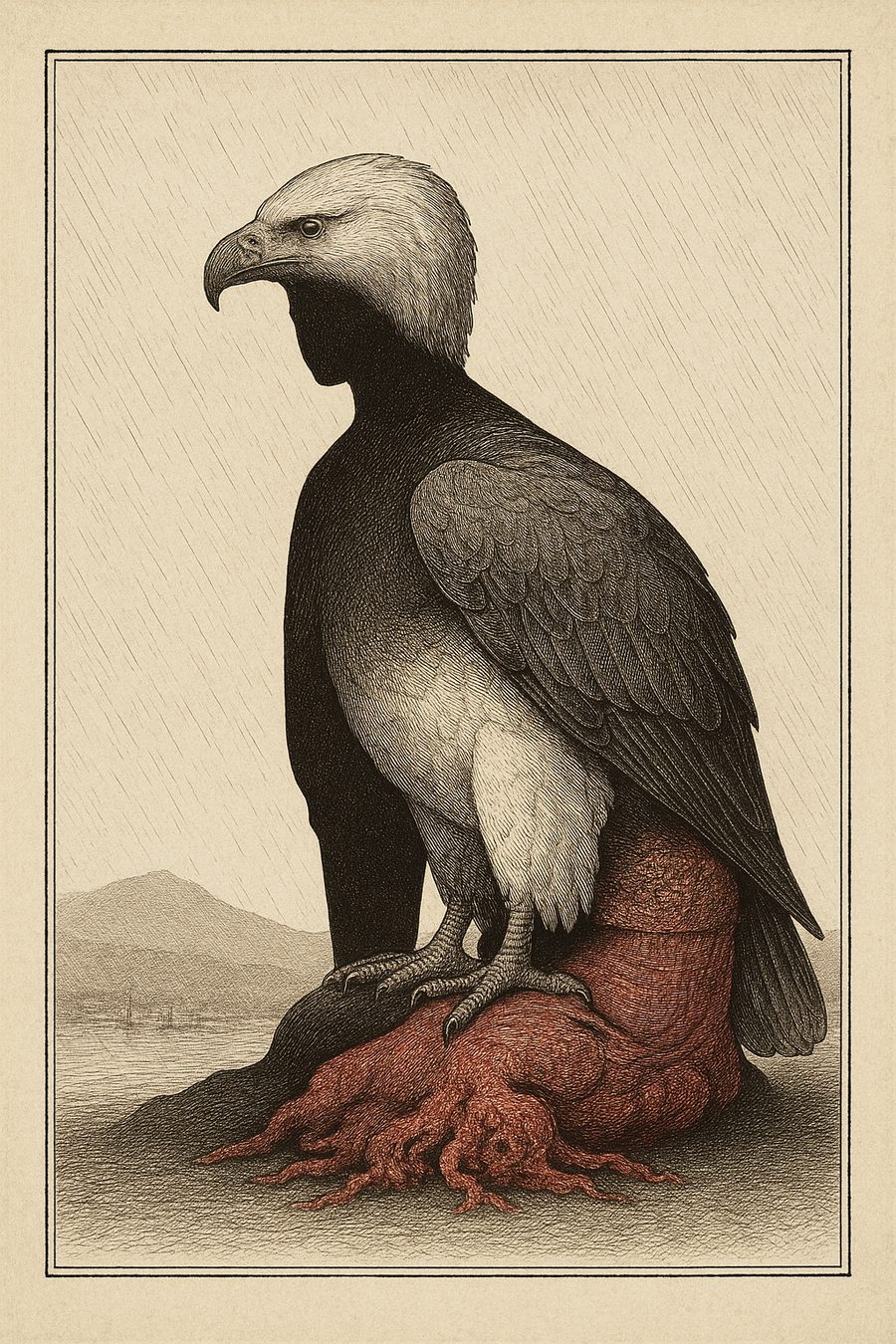 Threshold of Reckoning, copperplate engraving